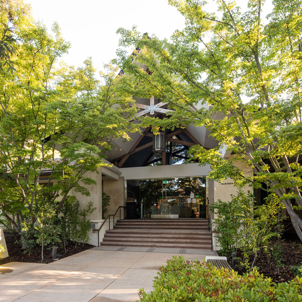 Walkway to entrance of California office, The Grove